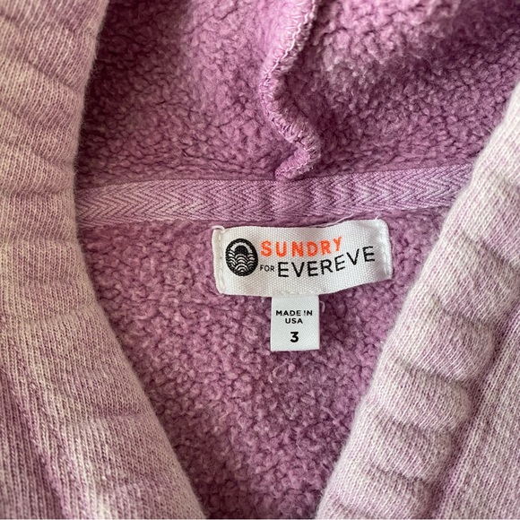 Sundry Mineral Wash Tie Dye Slit Hoodie - Picture 11 of 11